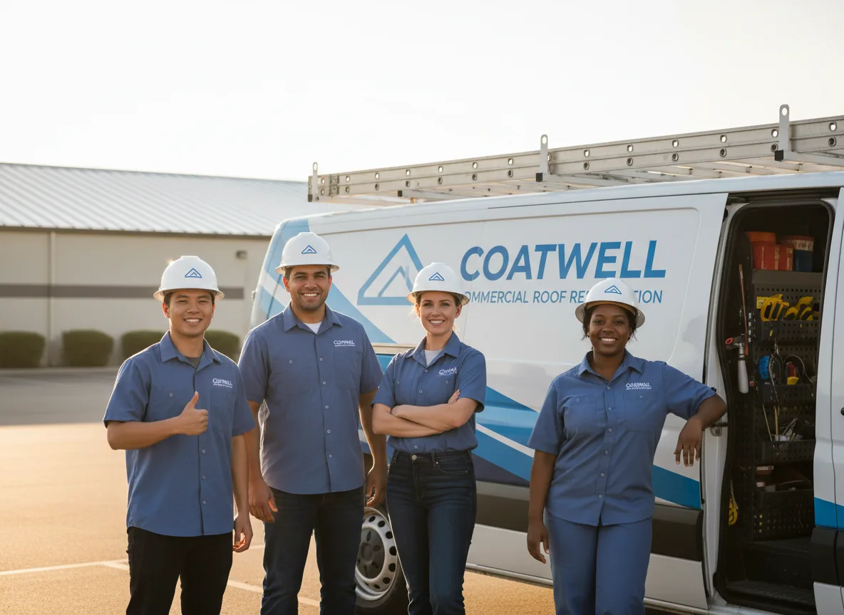 Commercial roof coating company in Gasburg, VA